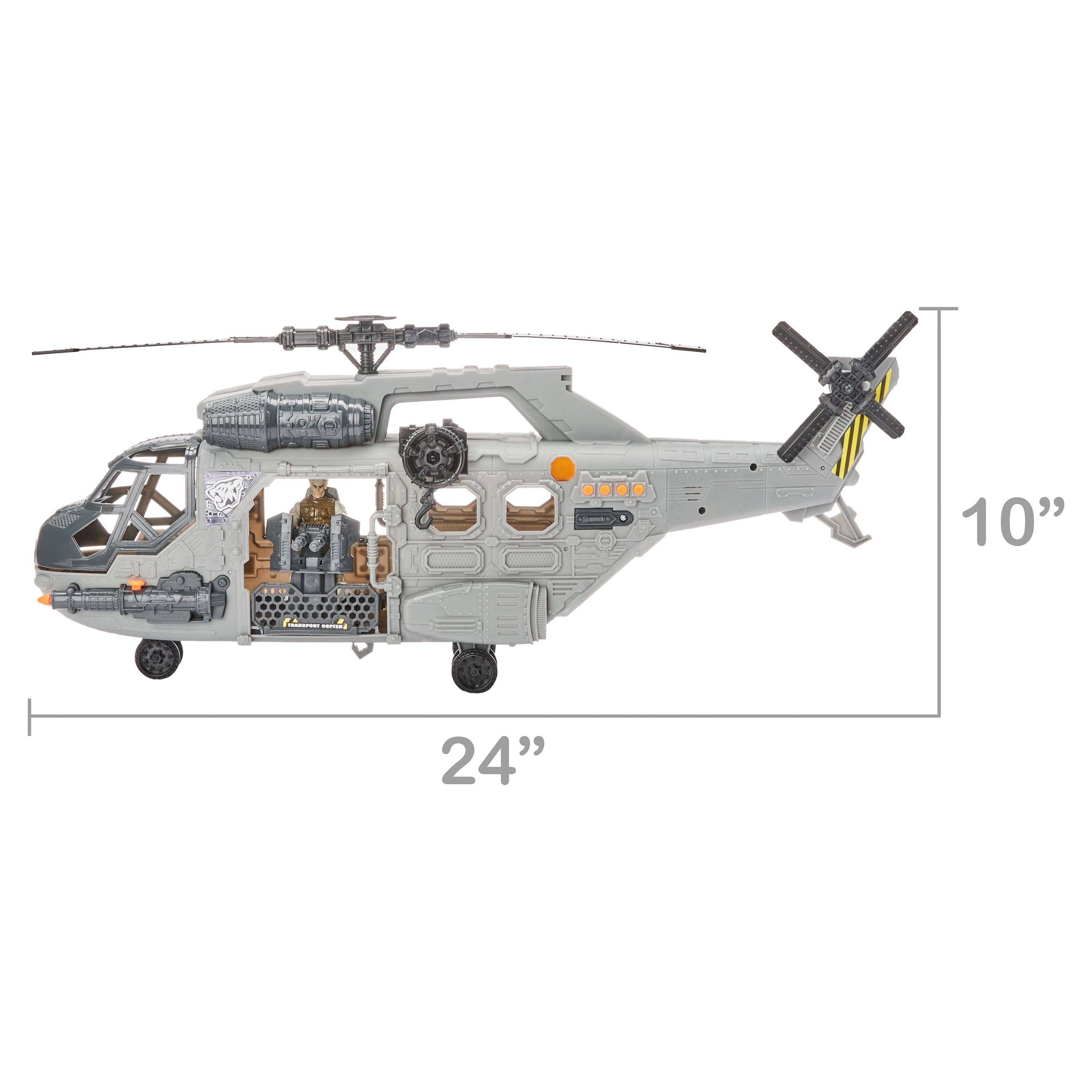 Kid Connection Military Giant Copter Play Set, 57 Pieces - image 5 of 5
