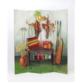 thumbnail image 2 of Wayborn Hand Painted The Cowboy Room Divider, 2 of 2
