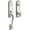 Multicolor, variant on Baldwin 85337056ENTR Lifetime Satin Nickel Bethpage Single Cylinder Handleset