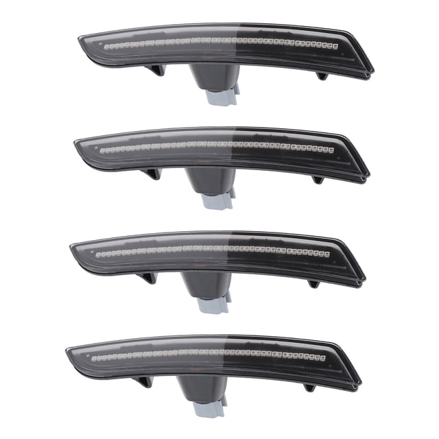 Luz de posición lateral Bling Bling 4 luces LED para parachoques Chevrolet Camaro 2016-2020
