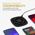 thumbnail image 4 of Wireless Charging Pad Halo Brown 15W w/ Wall Adapter, 4 of 6