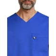 thumbnail image 2 of ClimateRight by Cuddl Duds Men's Woven Twill V-Neck Scrub Top, 2 of 5