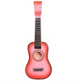 thumbnail image 1 of AMERTEER Guitare Musicale pour Enfants avec 6 Cordes Instruments de Musique Éducatifs pour Enfants (Rose), 1 of 4