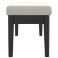 thumbnail image 4 of WHI 401-595CM 48 x 16.50 x 17.50 in. Pebble Bench in Cream & Black, 4 of 8