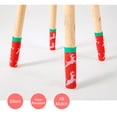 thumbnail image 3 of Chair Leg Covers to Protect Floors 24pcs Knitted Elastic Furniture Leg Socks Protectors for Hardwood Floors Red, 3 of 8