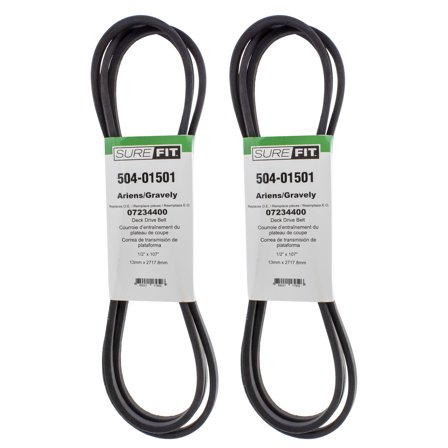 SureFit Deck Belt 07234400 Ariens Gravely ZT EZR 1540 2048 915025 915306 2PK