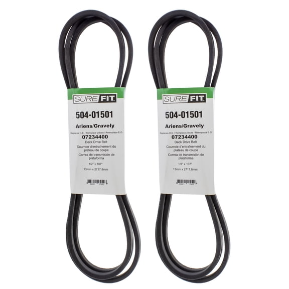 SureFit Deck Belt 07234400 Ariens Gravely ZT EZR 1540 2048 915025 915306 2PK