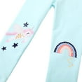 thumbnail image 2 of Toddler Girls Hundred Cute Rainbow Print Colorful Leggings Sweatpants Bottoms, 2 of 5