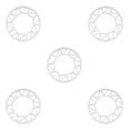 thumbnail image 2 of xinxixnxx Improved Performance And Wide Compatibility - Durable Bike Crank set Bicycles Crank Chain Ring 50T silver 5Set, 2 of 6
