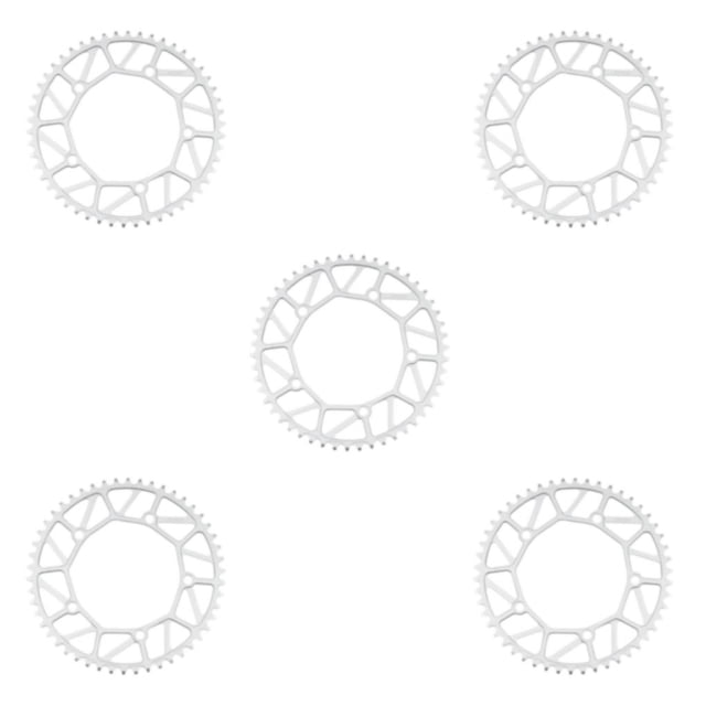 Maytalsory 1/2/3/5 Durable Crank set For Bicycles Guaranteed Compatibility And Improved Performance Alloy Bicycles Crank Bike Crank set 50T silver 5PCS