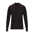 thumbnail image 5 of Yiliang Cable Knit Cardigan Sweater for Men Fall and Winter Long Sleeve Warm and Thermal Top Clothes ,Black,3XL, 5 of 5