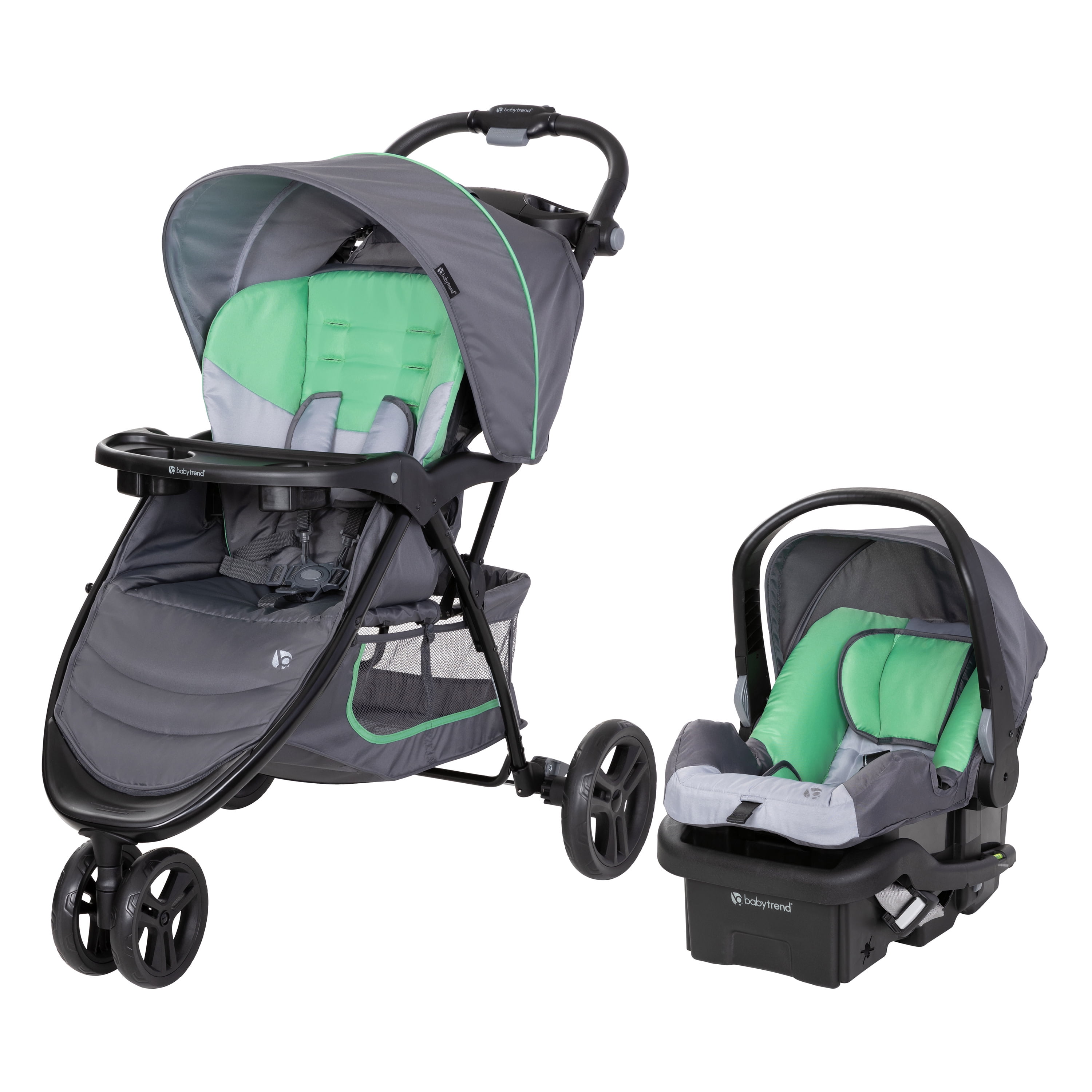 LegroLux 3 in 1 Buggy Pushchair Stroller Pram baby Newborn toddler Travel System 