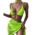 thumbnail image 1 of EYIIYE Jupe Paréo pour Femmes, Jupe Portefeuille de Plage Transparente Tout-Aller pour la Natation, 1 of 5