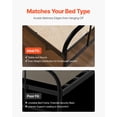 thumbnail image 3 of VEVOR Twin Size Bunkie Board, 0.4 in Foldable Bed Board Slats with Connection, Wooden Mattress Support for Twin Size Bed, Support under Mattress Boards, Ready to Use, 8 Piece, Burlywood, 3 of 9