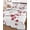 White, variant on Quilt King Size Bedding Set, Red Cherry Branches Reversible Summer Quilt 3 Pieces, Spring Floral Botanical Birds Country Lightweight Bedspreads Coverlets with 2 Pillow Shams for All Seasons