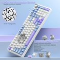 thumbnail image 4 of Restored AULA F99 Pro Wireless Mechanical Keyboard with Knob,Creamy Sound,Tri-Mode BT5.0/USB-C/2.4GHz Hot Swappable Keyboard,Gasket Structure,RGB Backlit Computer Gaming Keyboards, 4 of 9