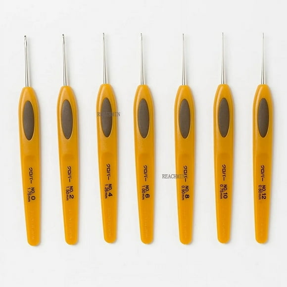 Japan CLOVER Soft Touch Crochet Hook Resin handle Knitting Needles Original authentic Imported from Japan 0.6-1.75mm 1pcs