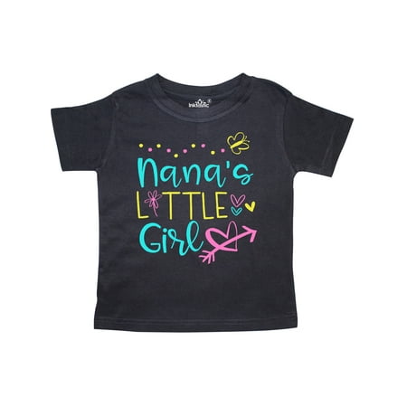 

Inktastic Nana s Little Girl with Hearts Flower and Butterfly Gift Toddler Toddler Girl T-Shirt