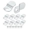 thumbnail image 1 of Uxcell Paquete de 10 Clips de Lienzo Offset, Clips de 0.95" x 0.52" con 10 Tornillos de 0.1" Offset para Marco de Fotos Pintura en Lienzo [Plateado], 1 of 6