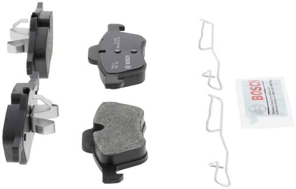 Bosch Quiet Cast Premium w/Hardware Brake Pad Set, and Shims Fits select: 2002-2008 MINI COOPER