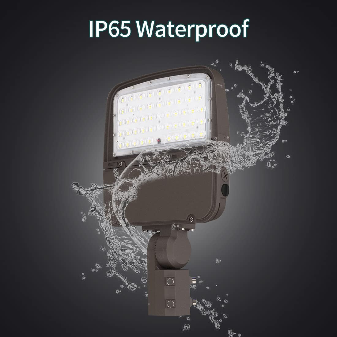 150W LED Parking Lot Light with Dusk to Dawn Photocell, Dimmable Shoebox  Area Street Pole Lights with Slipfitter, 130LM/W 5000K Daylight 100-277V,  75W/100W/150W Power Tunable