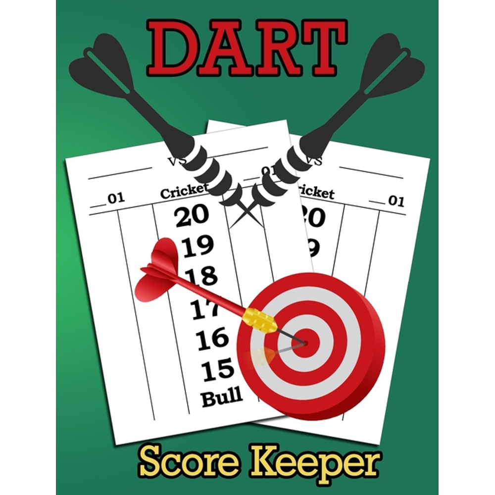 Dart Score Keeper 100 Darts Score Sheets, Darts Game, Dart Score Pad (Paperback)