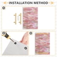 thumbnail image 2 of Bath Accessories Sets Single Print Decorative Tray With Handle For Home Bathroom Bedroom Iridescent Glass, 2 of 7