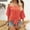 Red, variant on TODOZO Strapless Tops for Women Beach Vacation T Shirts Fashion Outfits Summer Tops for Women 2025 Off The Shoulder Tops Women Summer 3/4 Bell Sleeve Tie Knot Boho Shirt Blouses Black L