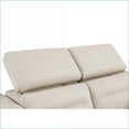 thumbnail image 2 of Recliners, Power Recliner with USB Charger, Top Grain Italian Leather | Beige | Reinforced Hardwood & Brazilian Wood Frame, 2 of 11