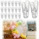 thumbnail image 1 of 20 Pinzas de Plástico Transparente para de Globos, de 2,4 Pulgadas, para Decoración de Cumpleaños y Manualidades., 1 of 7