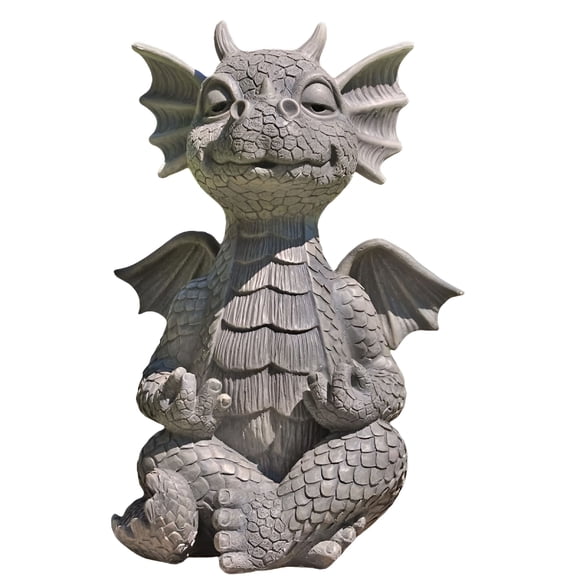Florenta Garden Statues,Garden Decor,Dragon Statue Art Sculptures for Outdoor Backyard Porch Decoration,Housewarming Garden Gift