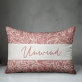 thumbnail image 3 of Creative Products Unwind Leaves Pink 14 x 20 Indoor / Outdoor Pillow, 3 of 3