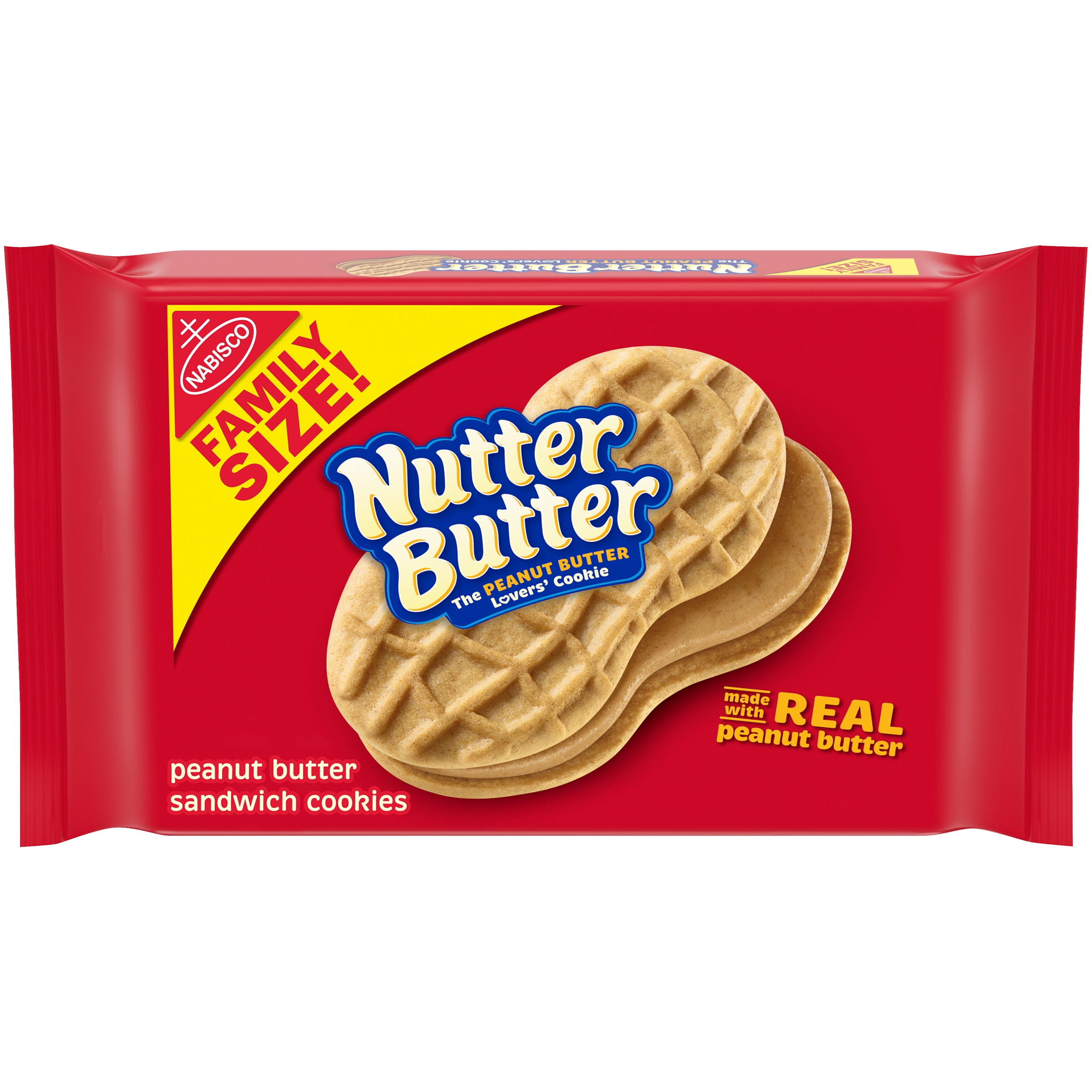 Nutter Butter Family Size Peanut Butter Sandwich Cookies, 16 oz -  Walmart.com