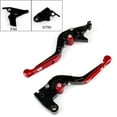 thumbnail image 1 of Leviers de Frein Pliables et Extensibles Réglables pour Kawasaki NINJA 650R 400R Rouge, 1 of 2