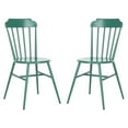 thumbnail image 3 of SAFAVIEH Outdoor Collection Broderick Side Chair Matte Olive Green, 3 of 11