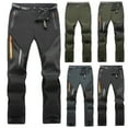thumbnail image 3 of FAWUUDO Men's Lightweight Hiking Pants with Belt Pockets Waterproof Quick-Dry Travel Fishing Work Outdoor Pants Gray, 3 of 3