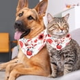 thumbnail image 4 of Valentine's Day Breathable Chiffon Yarn Pet Collars (Pack of Two) in Translucent Material - 40.6x40.6x58/16x16x22.8in, 53.3x53.3x76.2/20.9x20.9x30in, 4 of 5