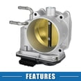 thumbnail image 5 of Unique Bargains 1 Pcs Throttle Body for Nissan Armada 5.6L V8 - Gas 2017-2022 Replace No.16119-1LA0A/16119-1LA0C, 5 of 6