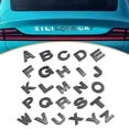 thumbnail image 5 of Dickly 26 Pieces 3D English Letter Car Sticker Mark Decor for SUV Vehicle Door Black, 5 of 9