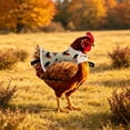 thumbnail image 4 of Tuvgenk Porch Goose Outfits 23" Holiday Clothes for Porch Goose Cloth Chicken Saddle / Hen Apron Lawn Decorations Outdoor Garden, 4 of 6