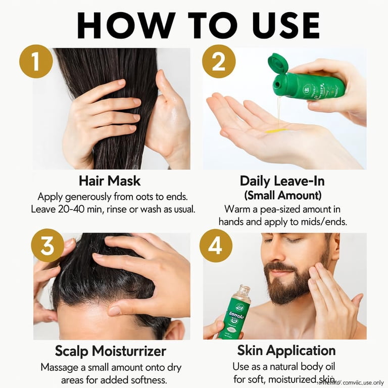 Batana Oil Promotes Hair Growth, 100% Pure & Natural, 4 floz