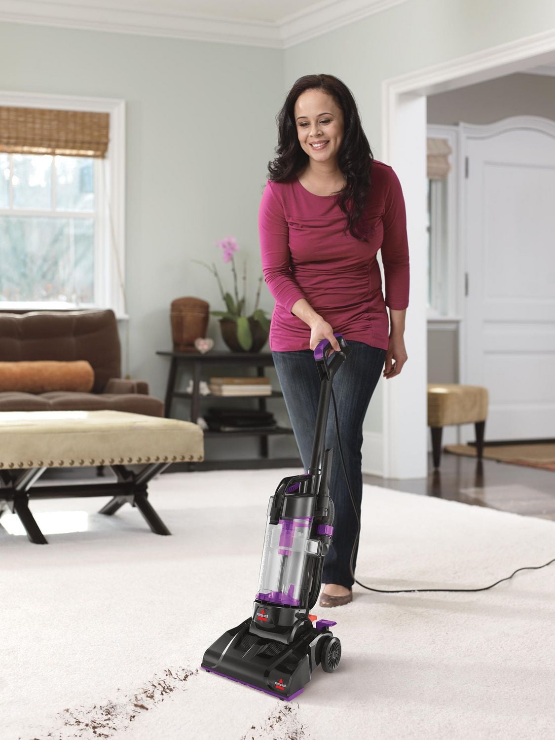 PowerForce® Compact Bagless Upright Vacuum, Fast and easy cleaning