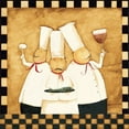 thumbnail image 2 of DiPaolo, Dan 20x20 White Modern Wood Framed Museum Art Print Titled - Bistro Chefs, 2 of 4