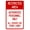 Warning Sign 1, variant on Restrooms Metal Tin Sign - 8"x12", Industrial/Commercial Decor for Offices, Restaurants, Public Spaces, Facility Zones