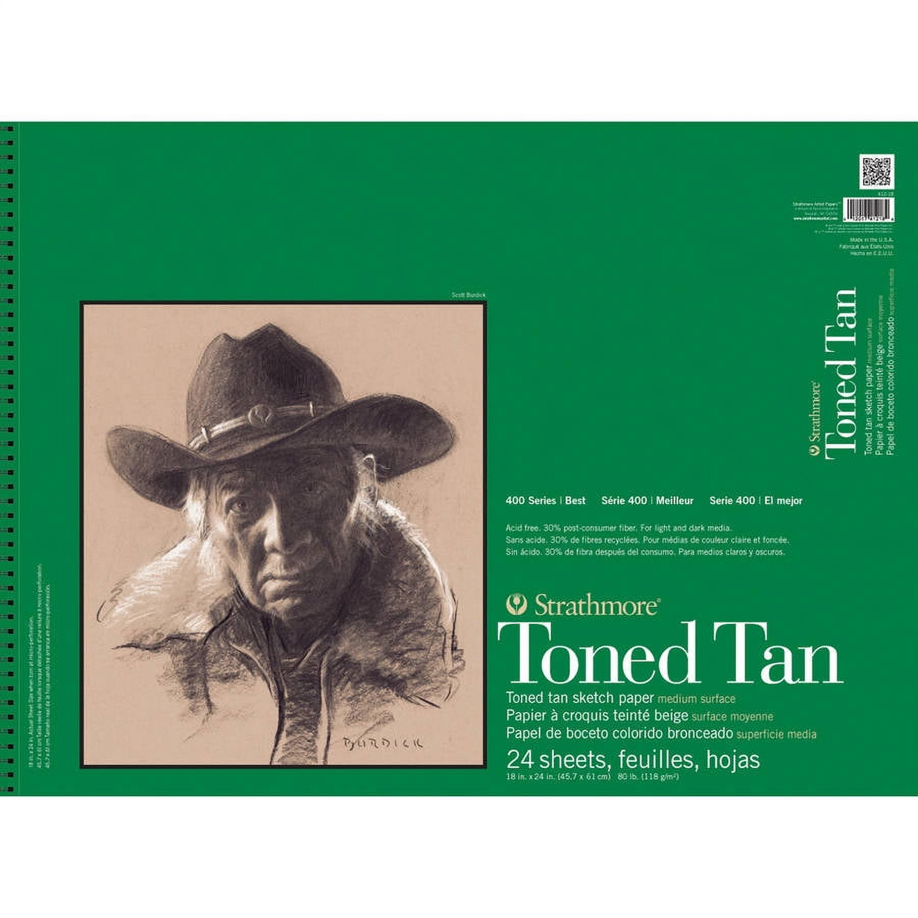 Pasler 5.5X8.5 Toned tan Sketch Pad,2 Pack 100 Sheets (86lb./128gsm), –  Pasler Art
