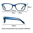Equate Adult Blue Light Square Glasses, Blue
