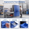 100 Drawer Heavy Duty Steel Parts Cabinet, 25.8
