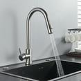 thumbnail image 2 of Senlesen Brushed Nickel Kitchen Faucet Pull Out 360 Rotation Kitchen Sink Tap, 2 of 7
