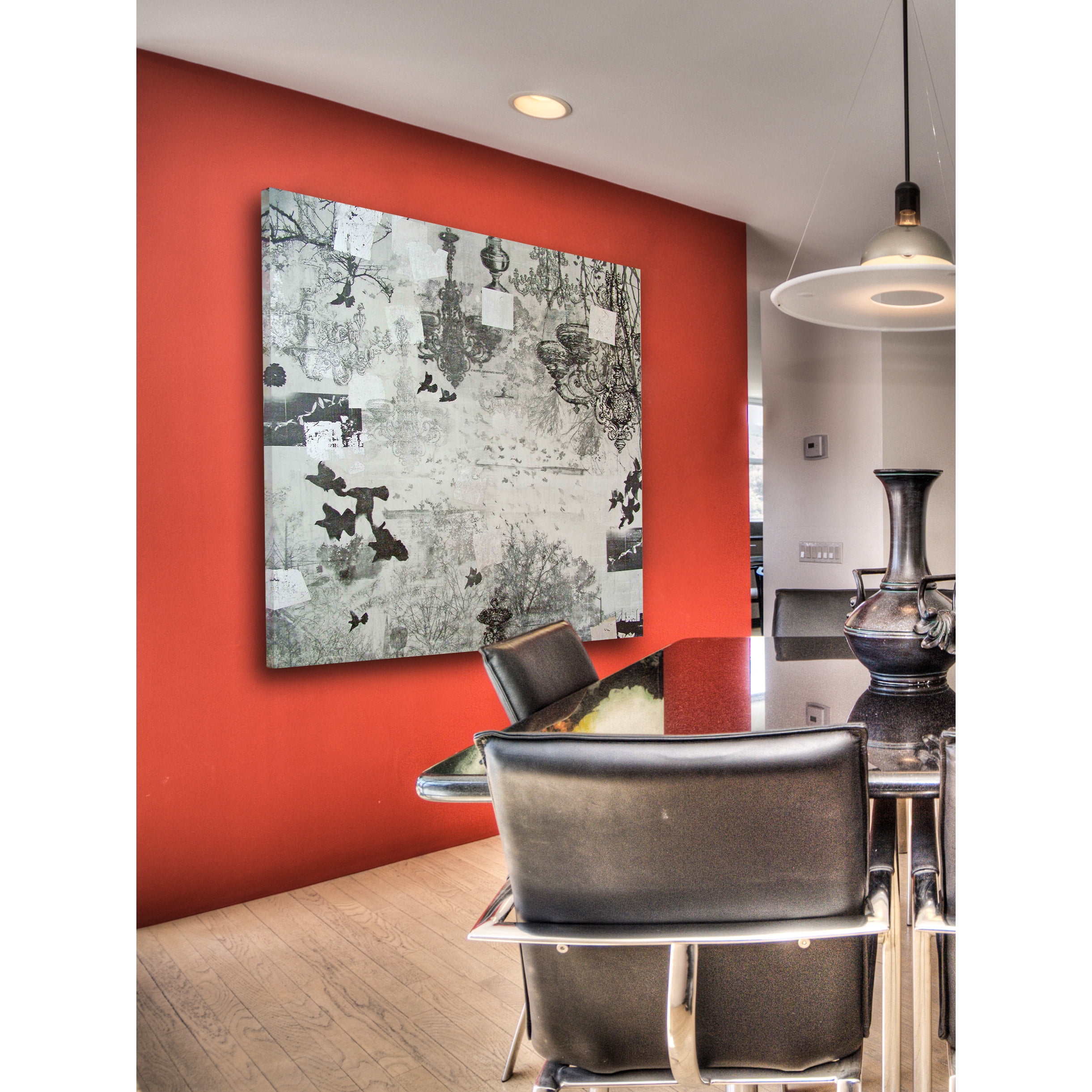 Marmont Hill "Peripheral Syncop" by Tracy Silva Barbosa Painting Print on Canvas