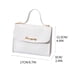 thumbnail image 4 of Bolso bandolera de un solo hombro de cuero de gran capacidad con múltiples compartimentos para mujer, bolso bandolera de cuero para mujer, diseño de compartimento espacioso, estilo elegante, 4 of 6